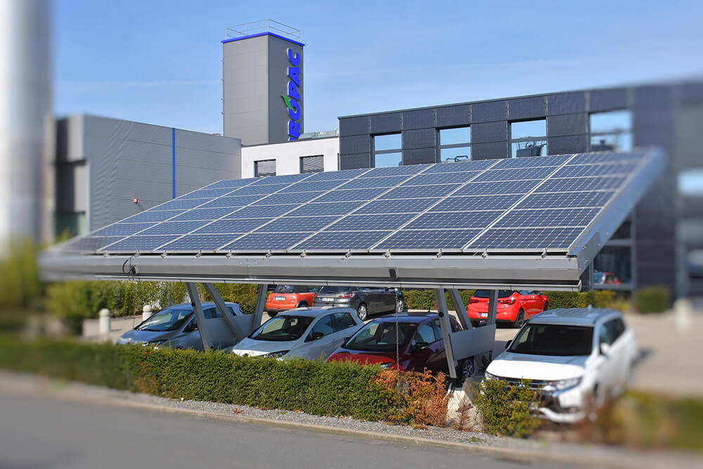 Solartankstelle für E-PKW