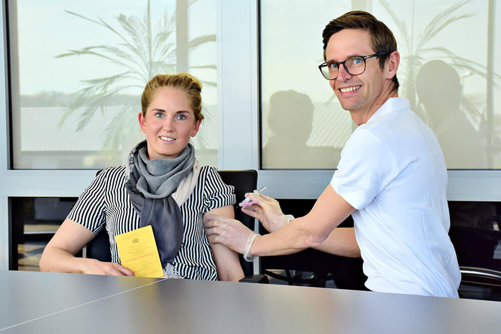 Kostenfreie Grippeschutzimpfung für alle MitarbeiterInnen