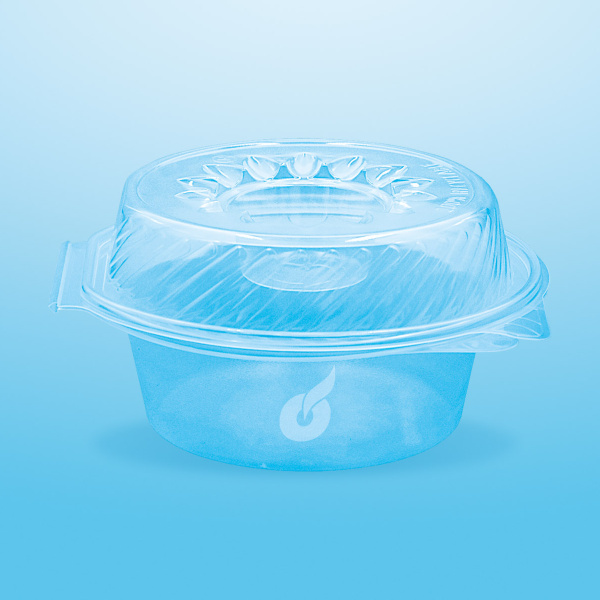 ripboxx GREEN’s Salatschale, 65er mit abtrennbarem Deckel und Dip-Fach